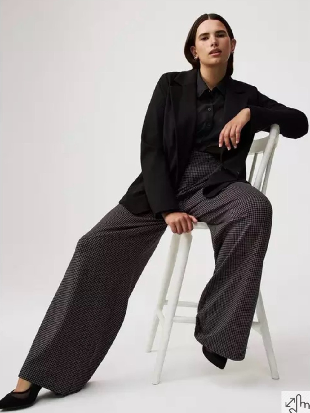Pull-On Wide-Leg Lightweight Ponte Pant. 2X - Picture 6 of 11